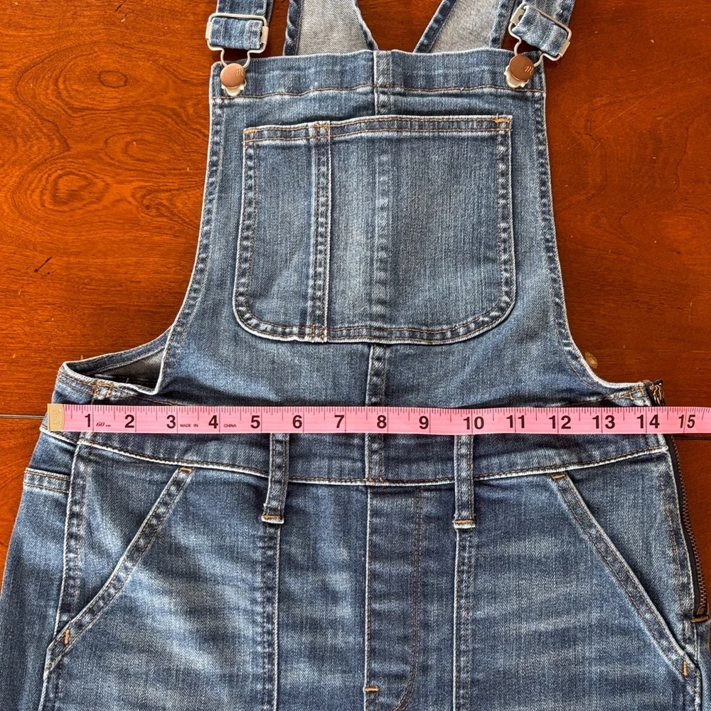 Madewell Women's Classic Blue Denim‎ Overalls. Small Petite. EUC